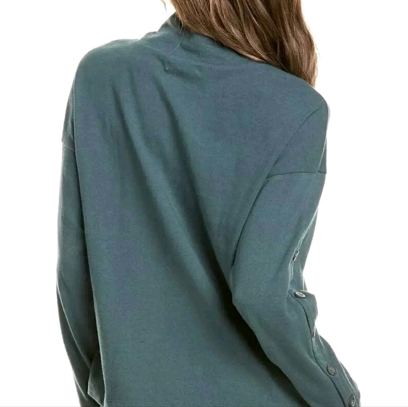 MADEWELL BUTTON SLEEVE TOP - Picture 2 of 3